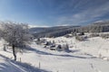 Winter landscape around Horni Mala Upa, Giant Mountains (Krkonose), Northern Bohemia, Czech Republic Royalty Free Stock Photo