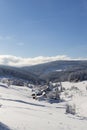 Winter landscape around Horni Mala Upa, Giant Mountains (Krkonose), Northern Bohemia, Czech Republic Royalty Free Stock Photo