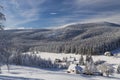 Winter landscape around Horni Mala Upa, Giant Mountains (Krkonose), Northern Bohemia, Czech Republic Royalty Free Stock Photo