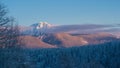 Winter Landscape - Astlais Mountain - Smithers BC Royalty Free Stock Photo