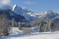 Winter landscape in bavaria