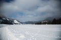 Winter landscape in Bayrischzell, Geitau