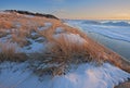 Winter, Saugatuck Dunes Lake Michigan Royalty Free Stock Photo