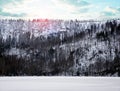 Black lake Cerne jezero, National park Sumava, Czech Republic. Royalty Free Stock Photo