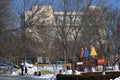 Winter landscape in the Calarasi city park 2