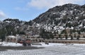 Winter landscape in countryside, Keserwen, Lebanon