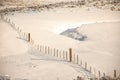 Fenceline In Snow Royalty Free Stock Photo