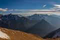 Winter landscape from Foppolo