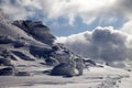 Deep winter in Giant Mountains. Royalty Free Stock Photo