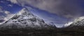 Winter landscape of Glencoe valley