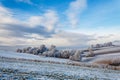 Winter landscape, Jura in Poland Royalty Free Stock Photo