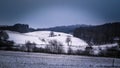 Winter landscape in Kashubia Royalty Free Stock Photo