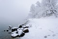 Winter landscape, Khortytsia, Zaporizhzhia, Ukraine
