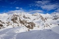 Winter landscape in the Lepontine Alps Royalty Free Stock Photo