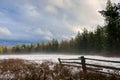 Winter Landscape on Lummi Island Royalty Free Stock Photo