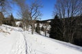 Winter landscape, Modrava, Bohemian Forest, Czech Republic