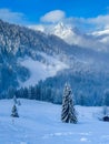 Winter landscape in Montafon Royalty Free Stock Photo