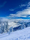 Winter landscape in Montafon Royalty Free Stock Photo