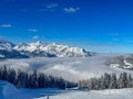 Winter landscape in Montafon Royalty Free Stock Photo