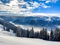 Winter landscape in Montafon Royalty Free Stock Photo