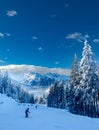 Winter landscape in Montafon Royalty Free Stock Photo