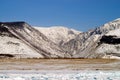 Winter landscape of mountains Royalty Free Stock Photo