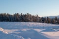 Winter landscape, nature reserve, laponian area, laponia, Norrbotten, Lapland, Sweden Royalty Free Stock Photo