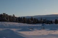 Winter landscape, nature reserve, laponian area, laponia, Norrbotten, Lapland, Sweden Royalty Free Stock Photo