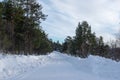 Winter landscape, nature reserve, laponian area, laponia, Norrbotten, Lapland, Sweden