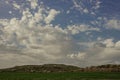 Winter landscape near the city of Jerusalem Royalty Free Stock Photo