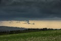 Winter landscape near the city of Jerusalem Royalty Free Stock Photo