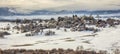 Winter Landscape near Collbran, Colorado Royalty Free Stock Photo