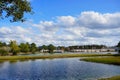 The winter landscape of New Tampa area in Florida