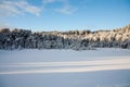 Winter landscape in Norway