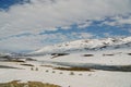 Winter landscape in the Norwegian mountains. Beauty of winter Royalty Free Stock Photo