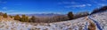 Winter Landscape panorama Oquirrh and Wasatch mountain views from Yellow Fork Canyon County Park Rose Canyon rim hiking trail by R