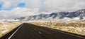 Winter Landscape Panoramic Mount Augusta Range Central Nevada Hills Royalty Free Stock Photo