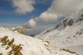 Winter landscape in Retezat mountain, Romania