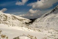 Winter landscape in Retezat mountain, Romania