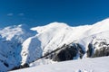 Winter landscape. Rodnei Mountaisn,. Transylvania, Romania Royalty Free Stock Photo