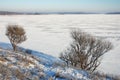 Winter landscape in Russia