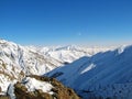 The winter landscape of Alborz mountains , Iran