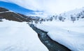 Winter Landscape With Snow Royalty Free Stock Photo