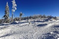 Winter landscape, Spicak, Bohemian Forest, Czech Republic