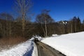 Winter landscape, Spicak, Bohemian Forest, Czech Republic