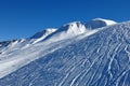 Winter landscape in Stoos, ski area Royalty Free Stock Photo