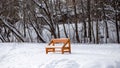 Winter landscape in the suburbs of Kazan