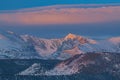 Winter Dawn, Rocky Mountain National Park Royalty Free Stock Photo