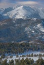 Winter, Rocky Mountain National Park Royalty Free Stock Photo