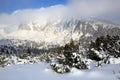 Winter landscape in Tatra Mountains Royalty Free Stock Photo